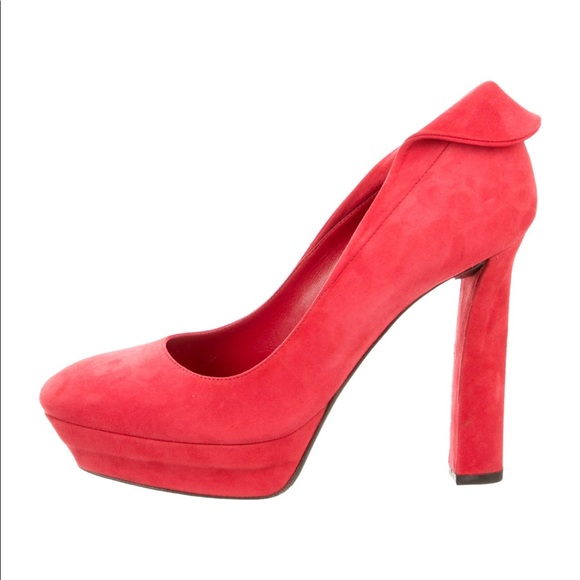 Bottega veneta suede platform pumps - Picture 3 of 5